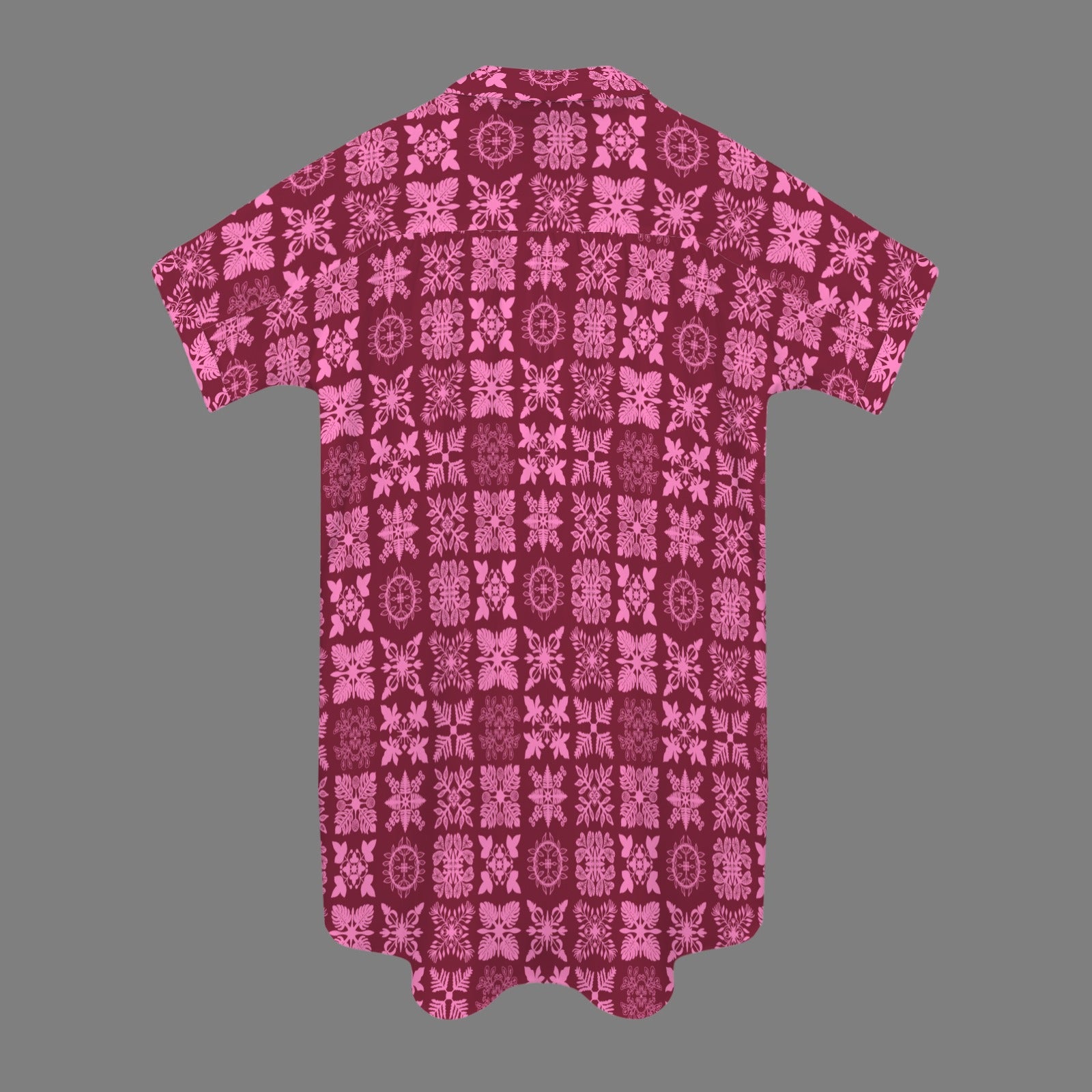 Kapa Kuiki Quilt Nani 2.0 Shirt Dress - Red and Pink