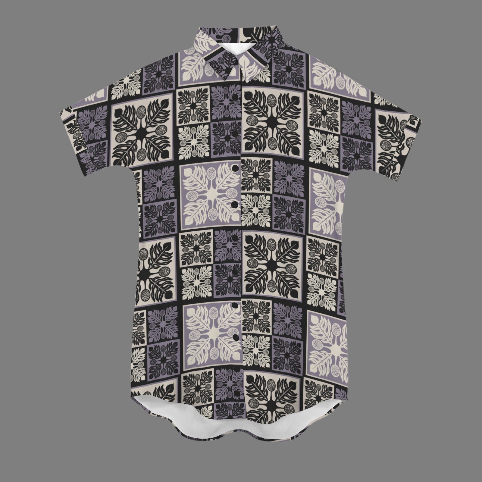 Nani 2.0 Ulu Kapa Kuiki Black Print - Lavender & Gray