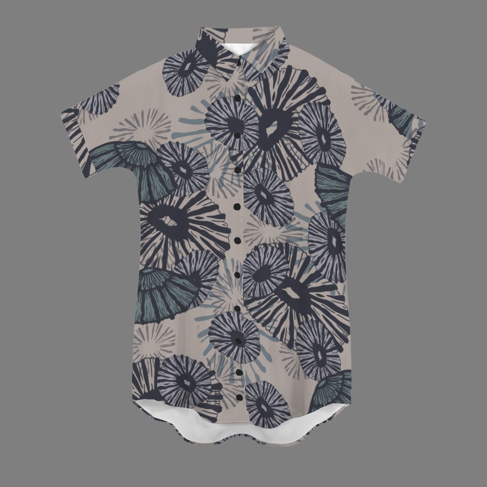 'Opihi Nani 2.0 Dress -  Slate Blue and Taupe