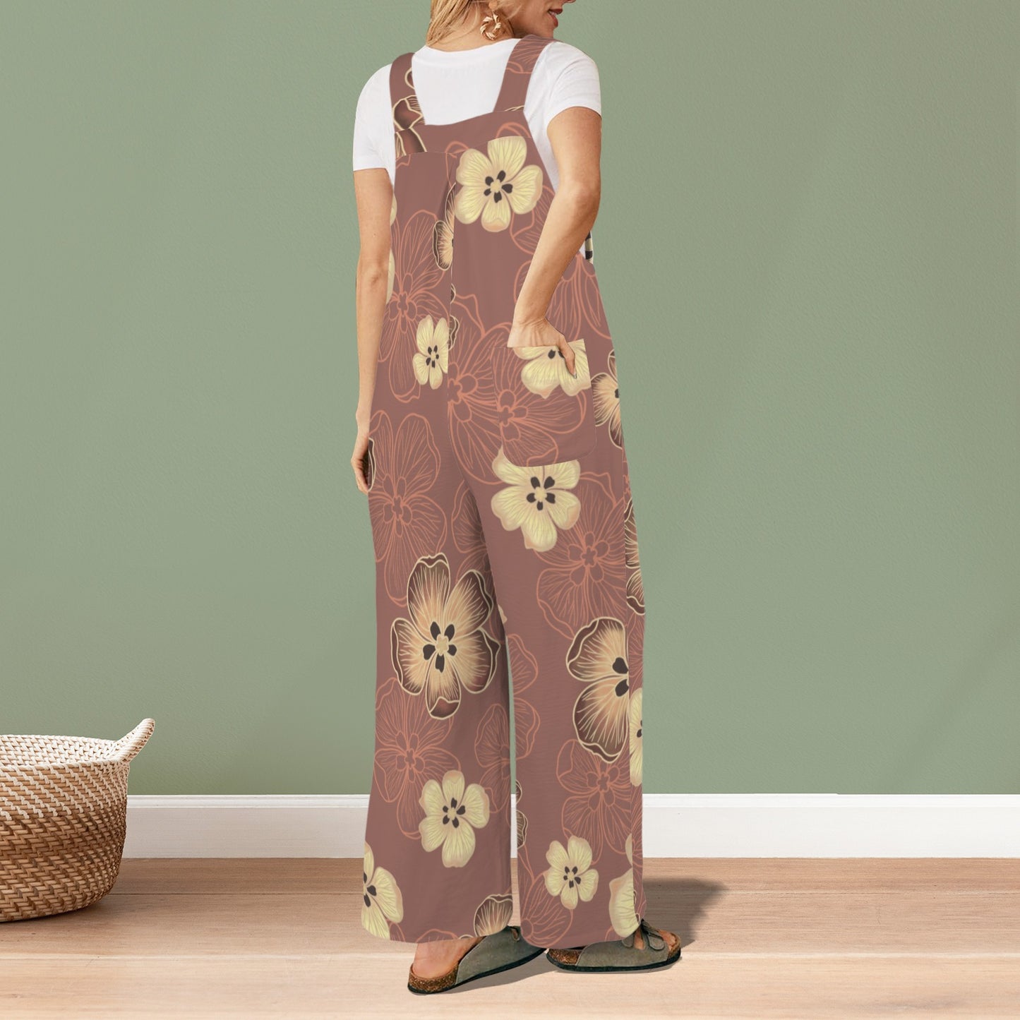 Hau Flower Wide Leg Jumpsuit