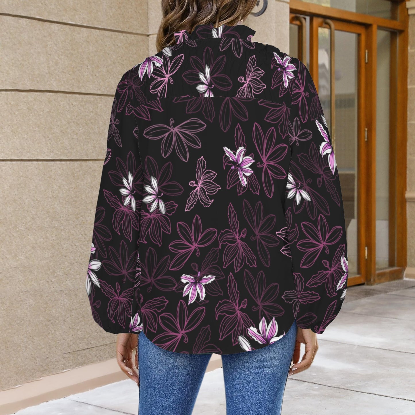 Mālie Blouse in Naupaka - Pink