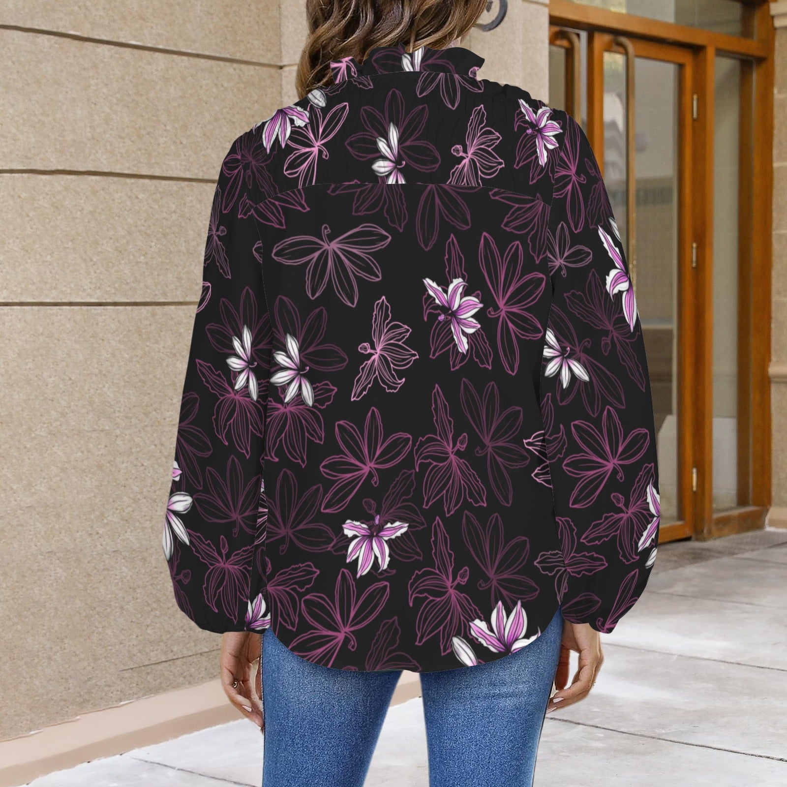 Mālie Blouse in Naupaka - Pink