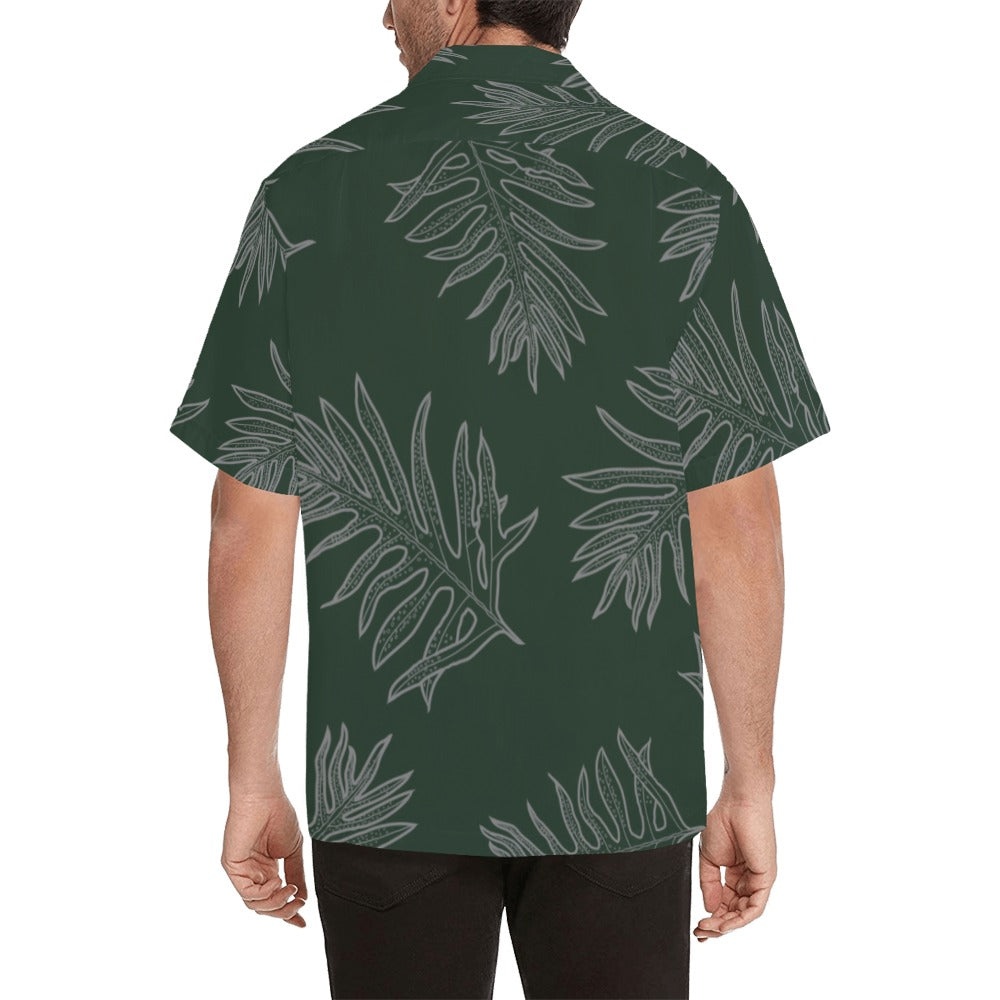 Laua'e Fern Hawaiian Print Men's Aloha Shirt - Green Hawaiian Shirt