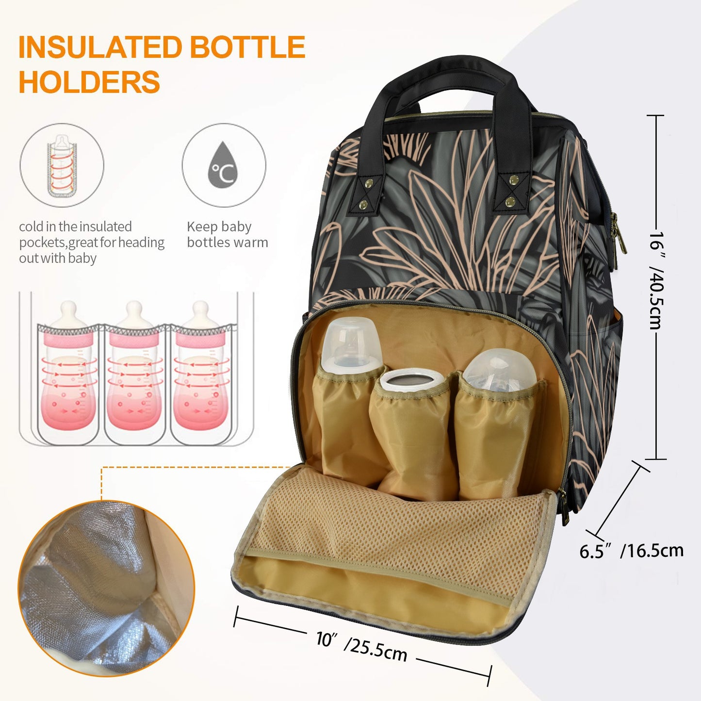 La'i Ti-Leaf Hawaiian Print Multi-Function Backpack