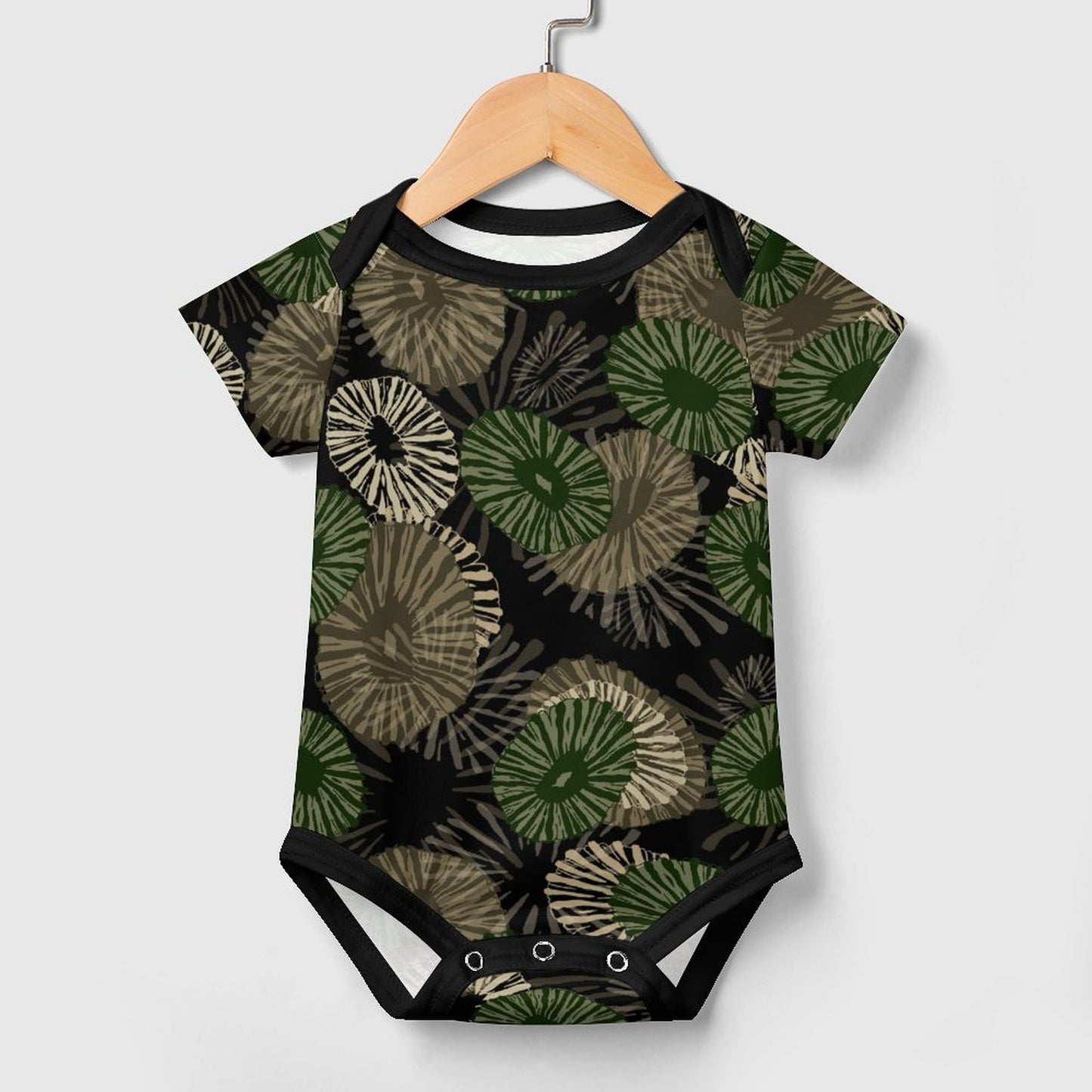 'Opihi Hawaiian Print Baby Onesie - Camouflage