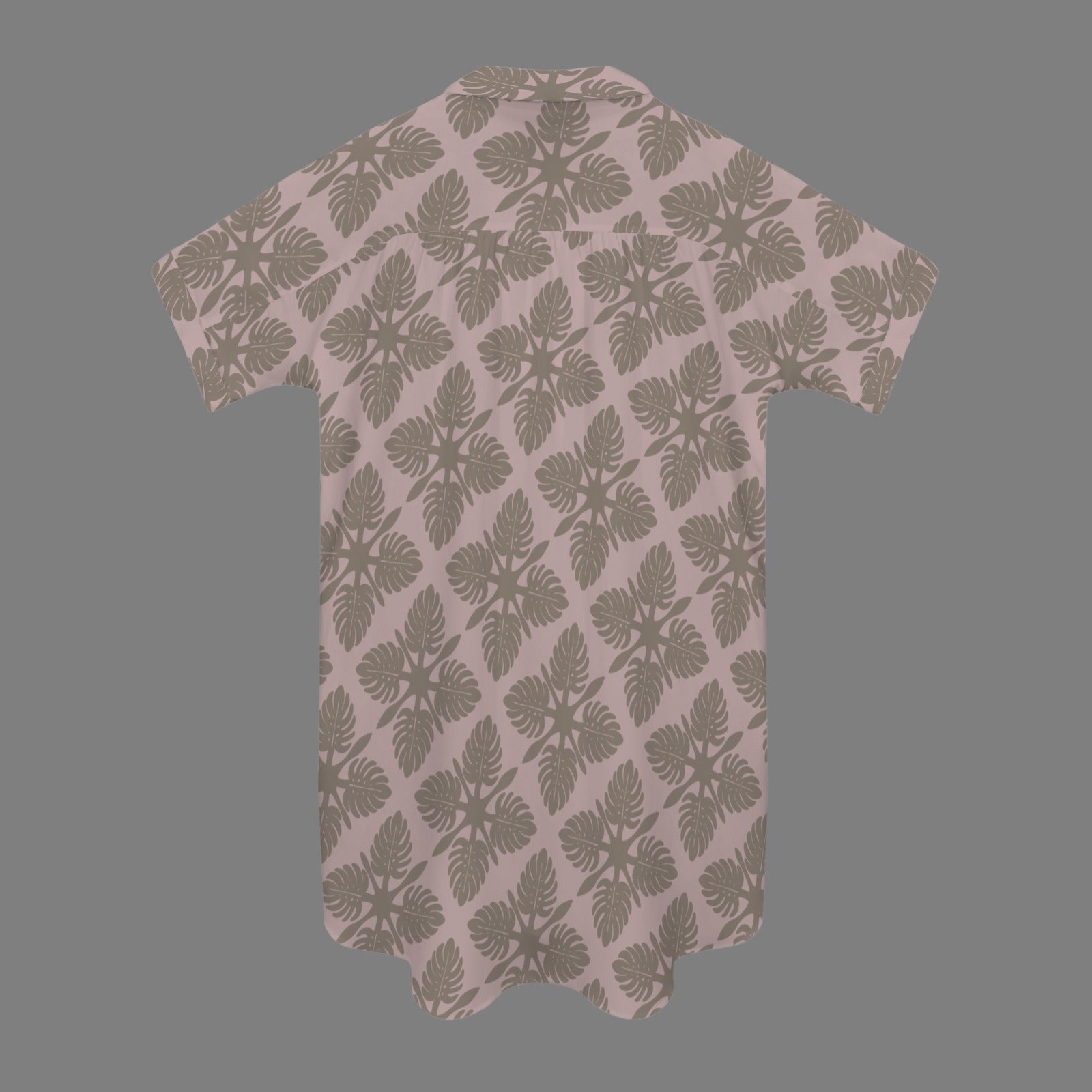 Nani 2.0 Dress in Monstera Kapa Kuiki - Mauve and Taupe