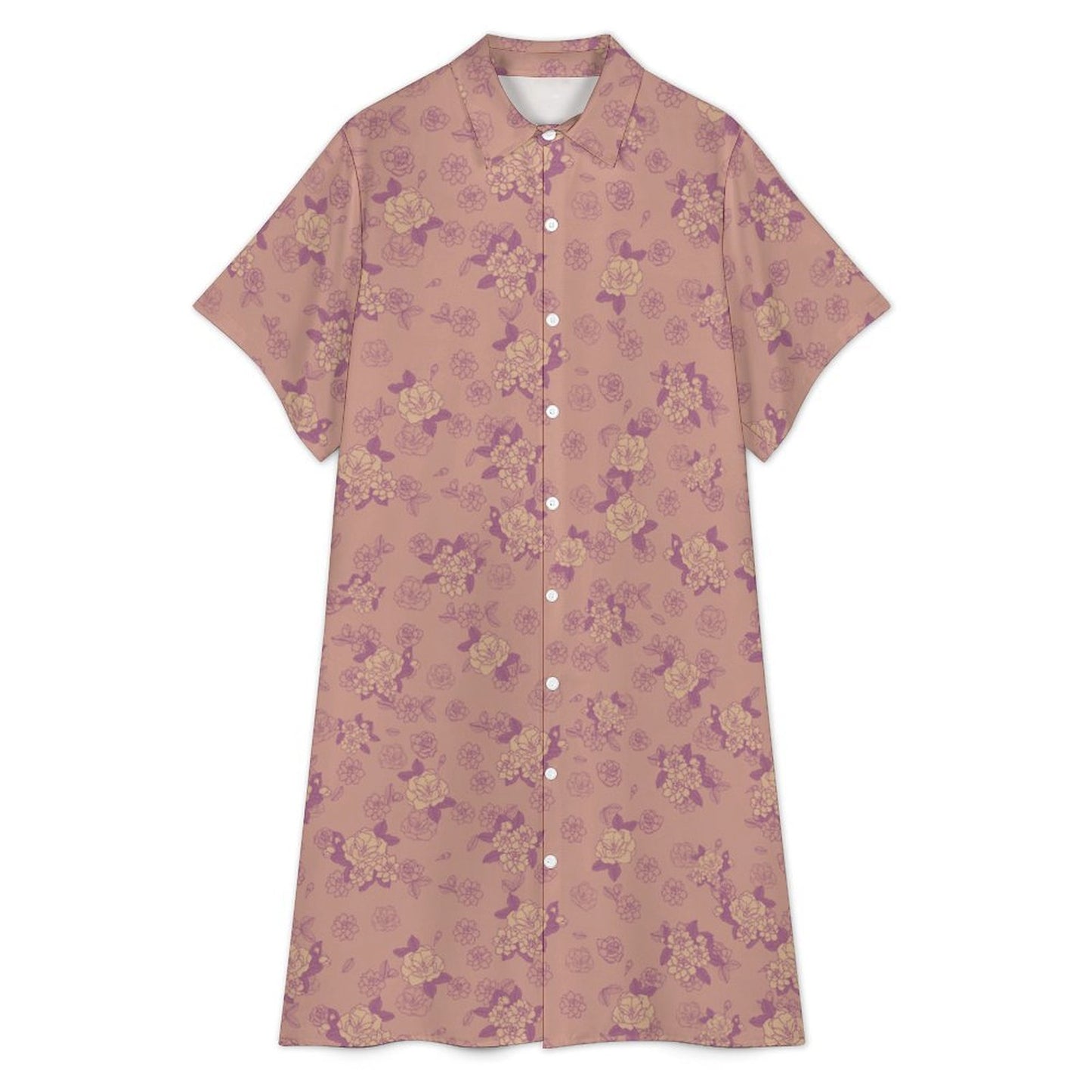 Kiele Gardenia Keao Shirt Dress - Pink