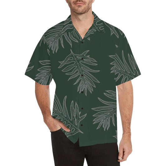 Laua'e Fern Hawaiian Print Men's Aloha Shirt - Green Hawaiian Shirt