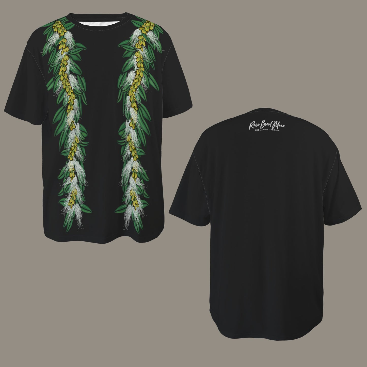 Oversized Hawaiian Lei Graphic T-Shirt | Pakalana Maile Lei
