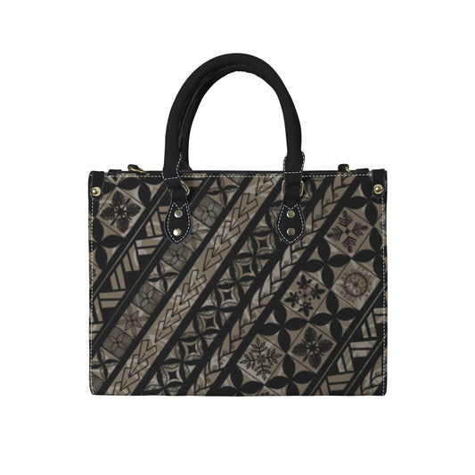 Haunani Tote 2.0 - Kapa Kakau Hawaiian Print, Various colors & Designs - (select one from drop down))
