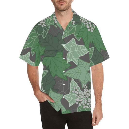 Kukui Hawaiian Print Men's Aloha Shirt Hawaiian Shirt