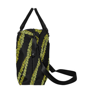 Pakalana Lei Hawaiian Print Design Travel Duffle Bag Large Capacity