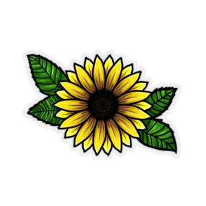 Hand-drawn Sunflower Kiss-Cut Stickers