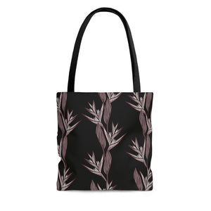 Heliconia Flower Print Tote Bag