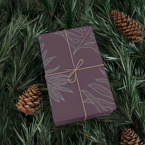 Laua'e Fern Gift Wrap Paper, 1pc - Mauve Lavender