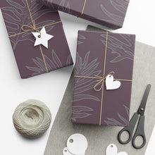 Load image into Gallery viewer, Laua&#39;e Fern Gift Wrap Paper, 1pc - Mauve Lavender