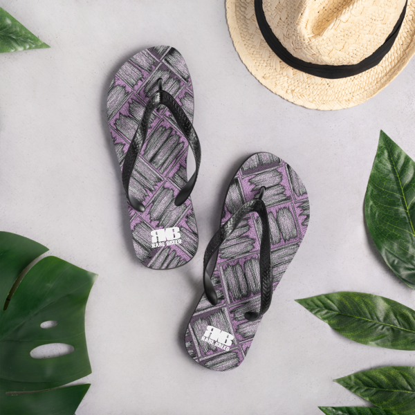 Rare Breed Lavender Lauhala Slippahs (Flip-Flops)
