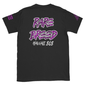 Rare Breed Aloha Dynasty Hot Pink Tribal, Short-Sleeve Unisex T-Shirt