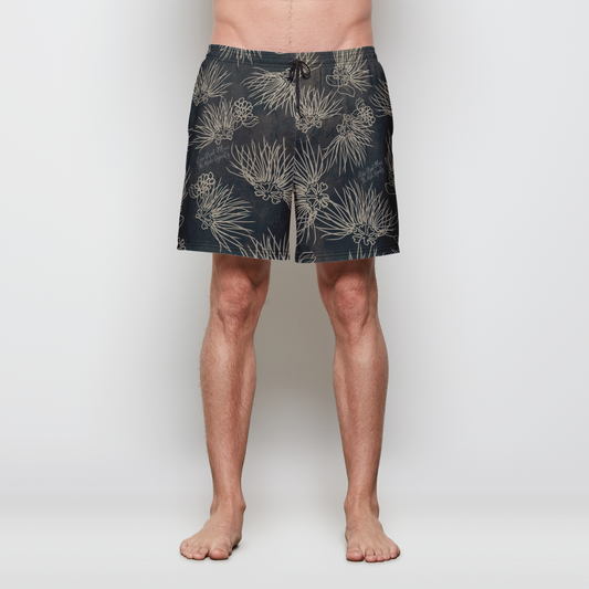 Ohia Lehua Gray Swim Board Shorts