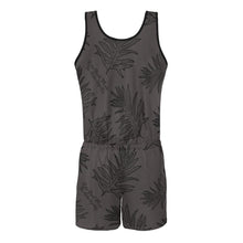 Load image into Gallery viewer, Laua&#39;e Fern Hawaiian Print Romper Vest Short Jumpsuit