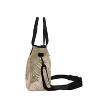 Load image into Gallery viewer, Hawaiian Tropical Print Soft Tones Tote Bag Crossbody with Shoulder Strap