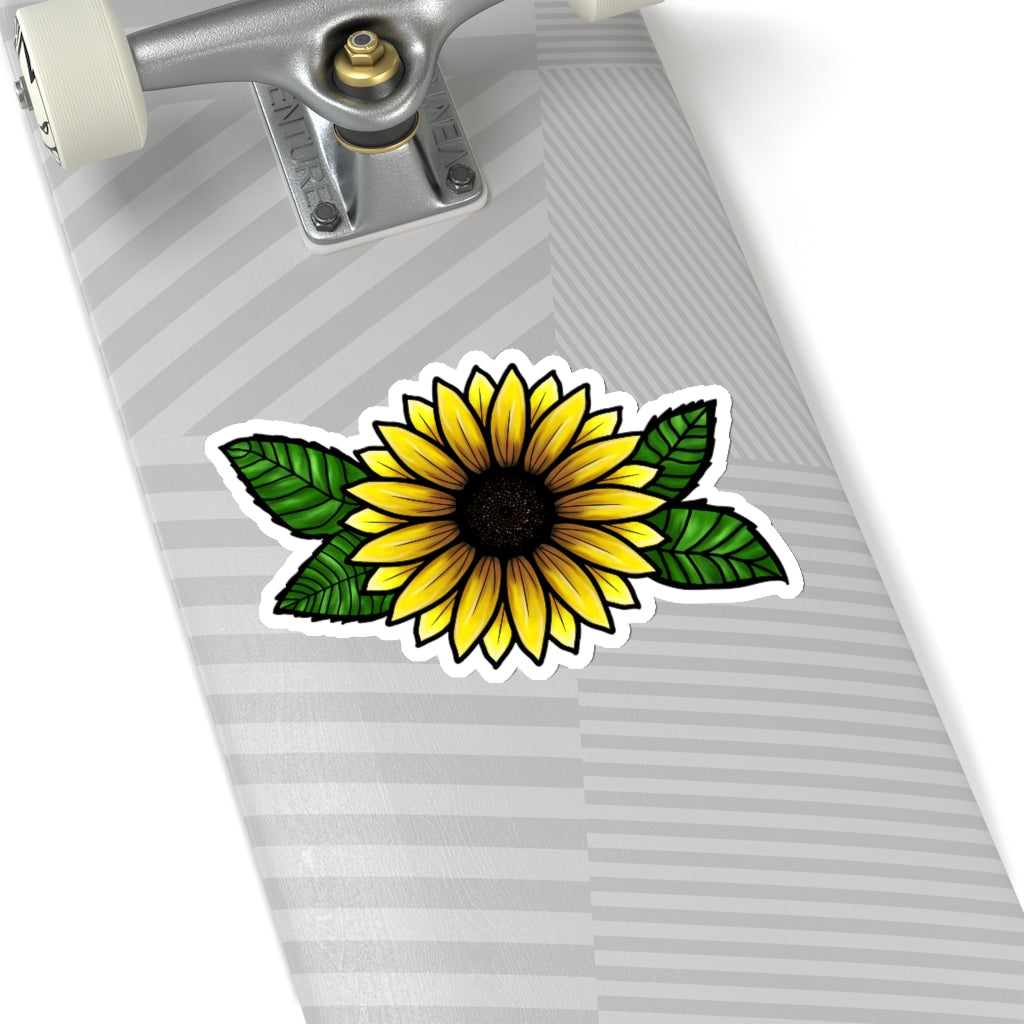 Hand-drawn Sunflower Kiss-Cut Stickers