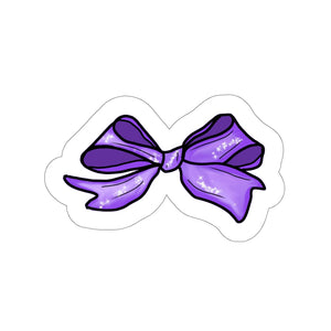 Hand-drawn Purple Bow Kiss-Cut Stickers – Rare Breed Apparel Maui & HoneyXO  Shop