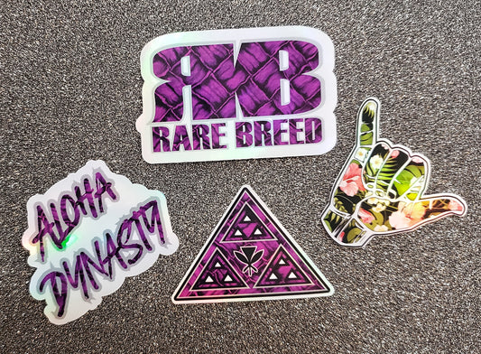 Rare Breed Maui, Aloha Dynasty Sticker Pack 2