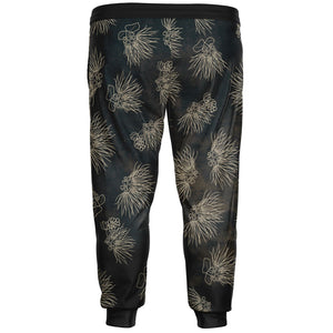 'Ohia Lehua Hawaiian Print Plus-Size Joggers