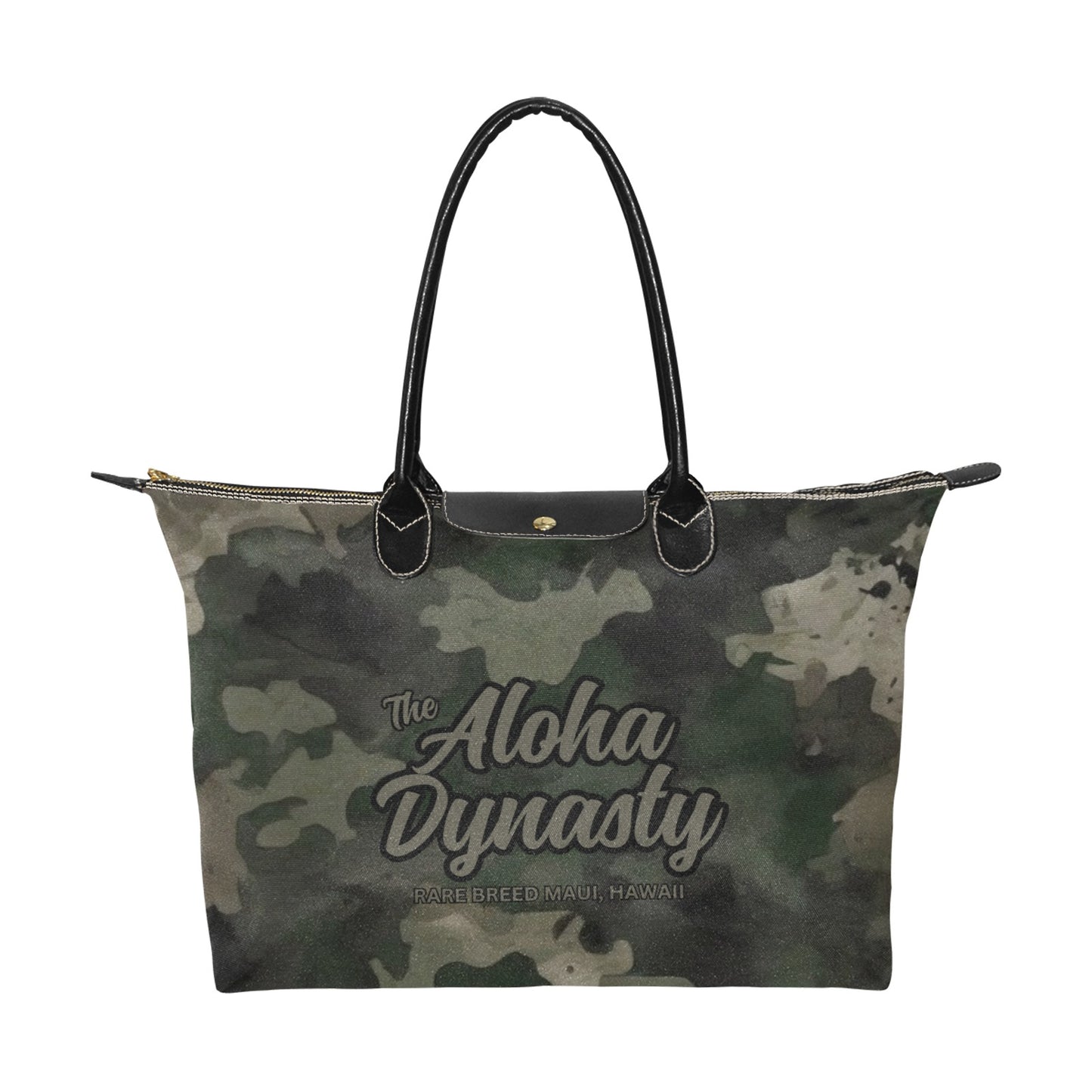 Aloha Dynasty Dark Green Camo Single Shoulder Handbag - The New Neutral