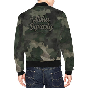 Aloha Dynasty Camouflage Bomber Jacket