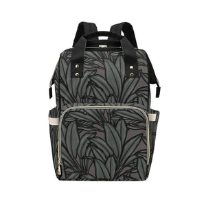 La'i Ti-Leaf Hawaiian Print Multi-Function Diaper Bag Backpack