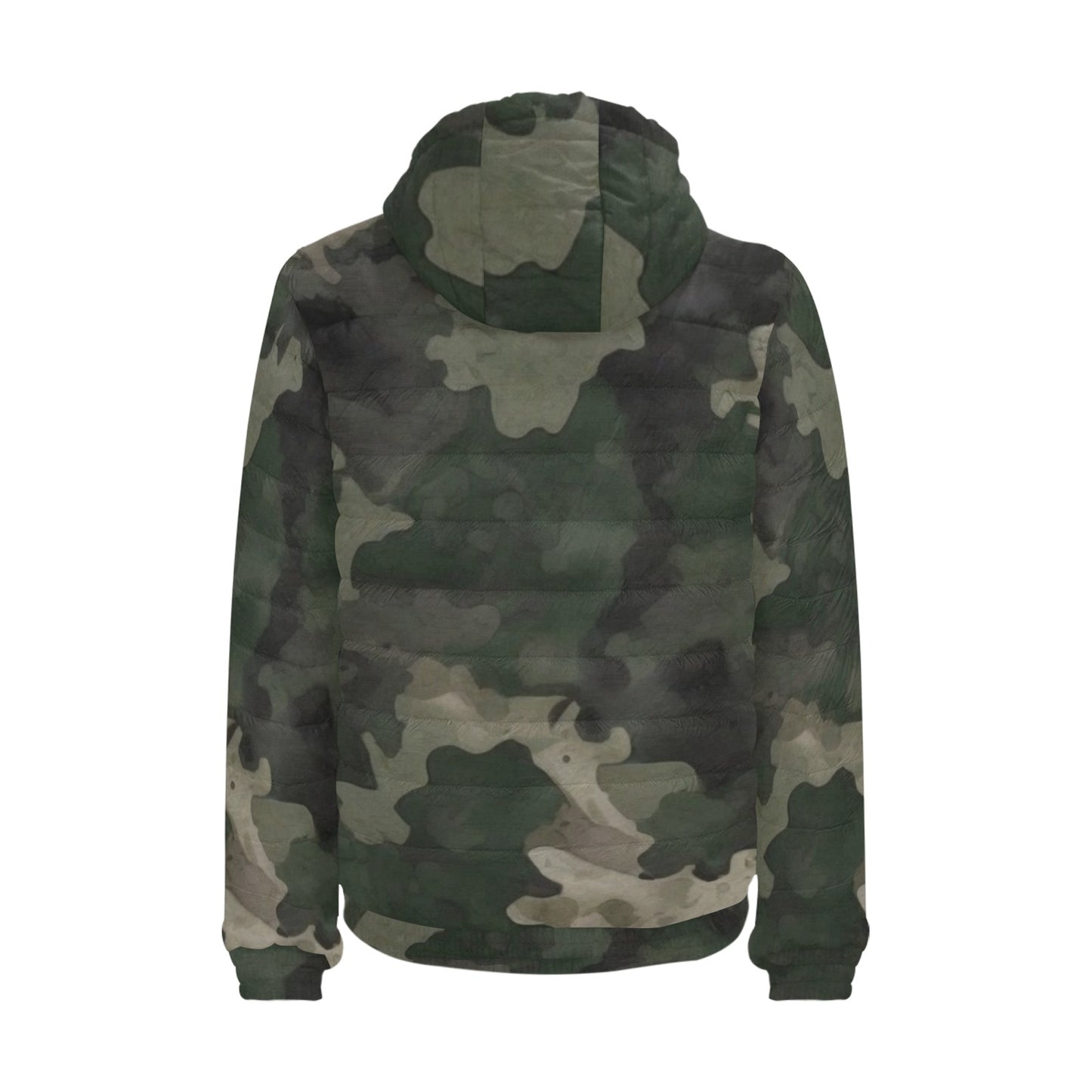 Aloha Dynasty Camouflage Padded Hooded Jacket