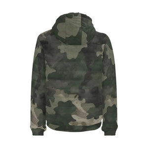 Aloha Dynasty Camouflage Padded Hooded Jacket