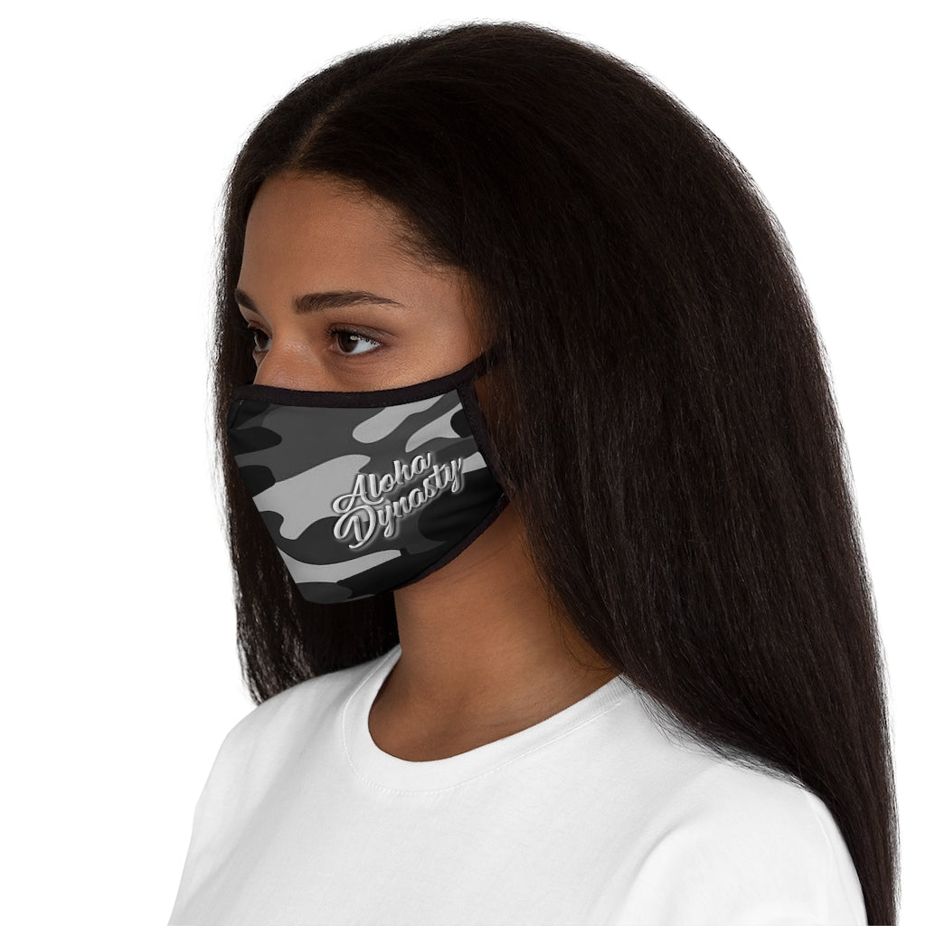 Rare Breed Smoke Camouflage Fitted Polyester Face Mask