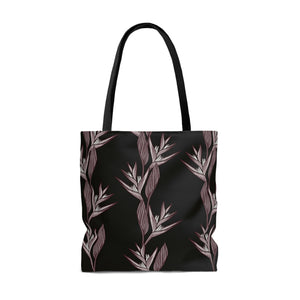 Heliconia Flower Print Tote Bag