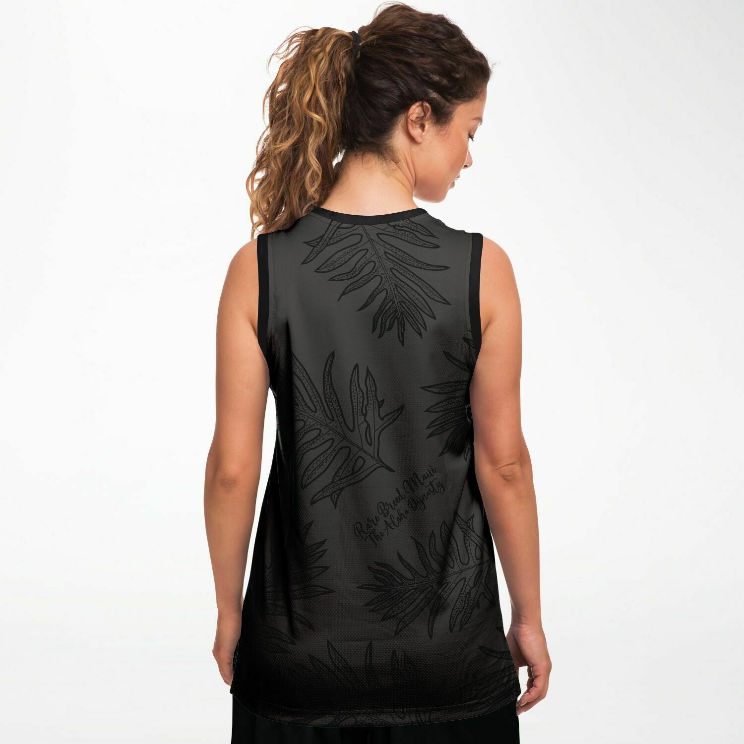 Laua'e Fern Hawaiian Print Basketball Jersey