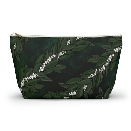 Pikake Maile Lei Accessory Pouch w T-bottom