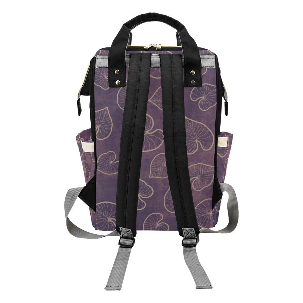 Kalo Taro Lavender Mommy Backpack or Planner Bag - Multi-Function Diaper Backpack/Diaper Bag