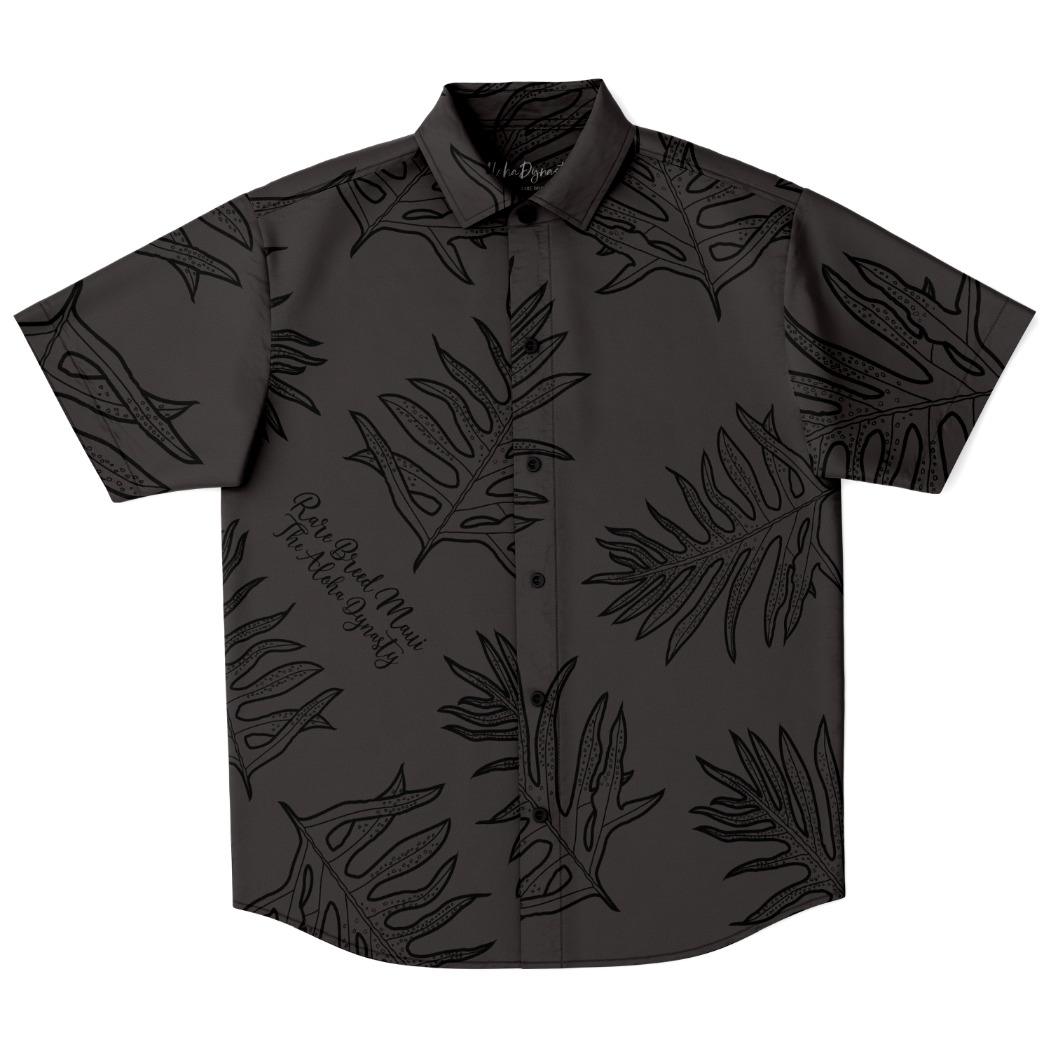 Laua'e Hawaiian Print Men's Aloha Shirt