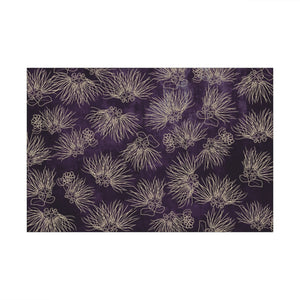 'Ohia Lehua Gift Wrap Paper, 1pc - Royal Purple Watercolor
