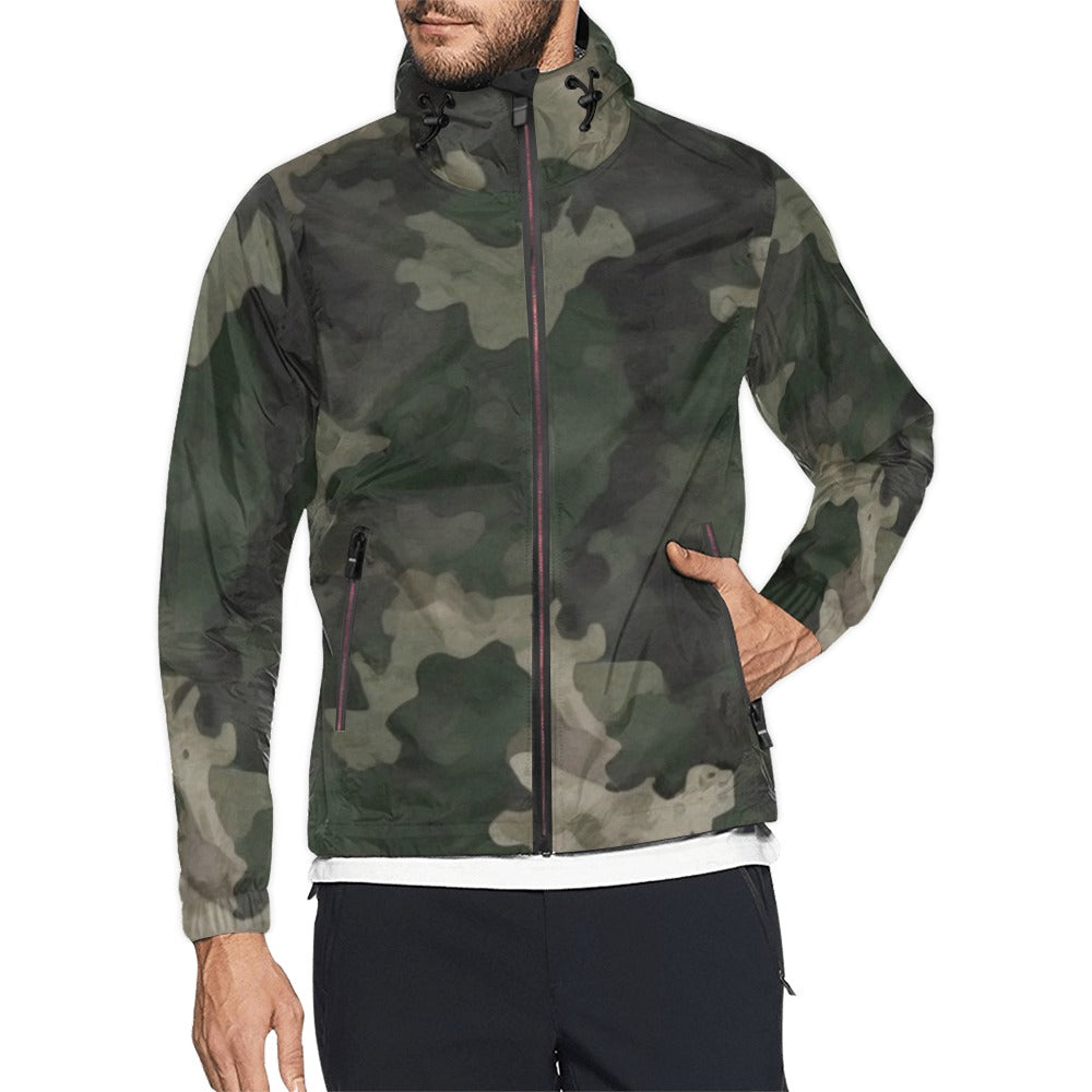 Aloha Dynasty Camouflage Windbreaker Unisex