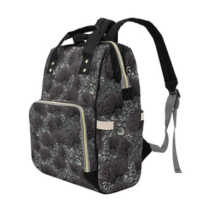 'Ohi'a Lehua Design Diaper Bag Backpack Multi-Function Diaper Backpack/Diaper Bag