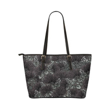 Load image into Gallery viewer, &#39;Ohi&#39;a Lehua Design Faux Leather tote Bag - Large Leather Tote Bag/Large