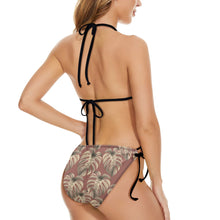 Load image into Gallery viewer, Monstera Mauve String Bikini Set String Bikini Set