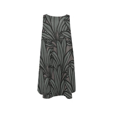 Load image into Gallery viewer, La&#39;i Ti-Leaf Hawaiian Print Sleeveless A-Line Pocket Dress