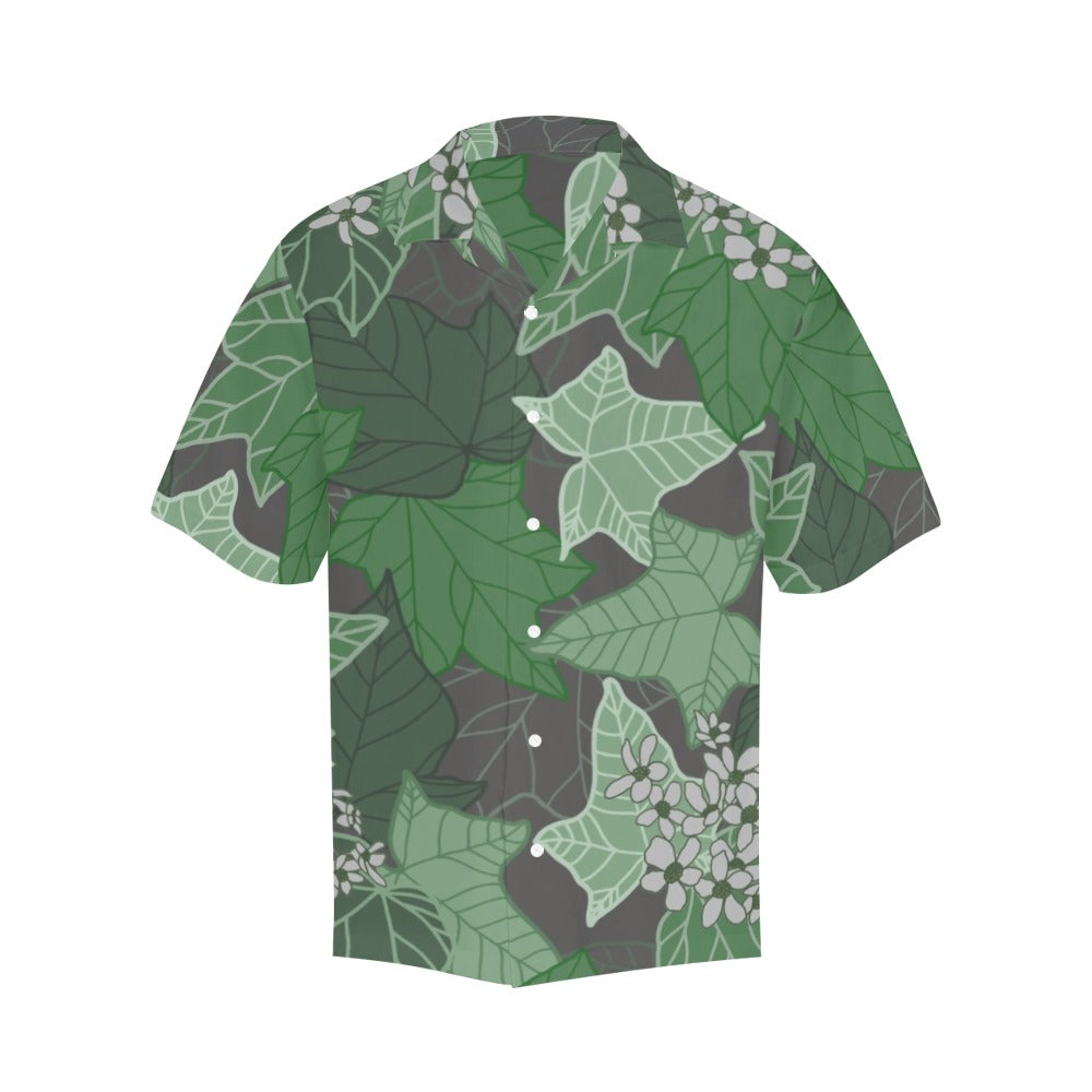 Kukui Hawaiian Print Men's Aloha Shirt Hawaiian Shirt
