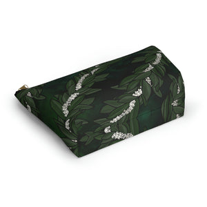 Pikake Maile Lei Accessory Pouch w T-bottom