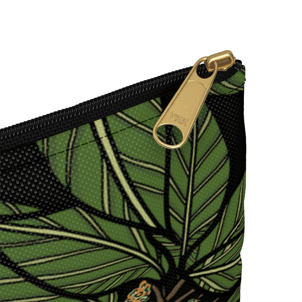 Hand-drawn and Illustrated 'Olona Plant Accessory Pouch