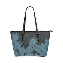 Load image into Gallery viewer, Kalo Blue Faux Leather Tote Bag / Large
